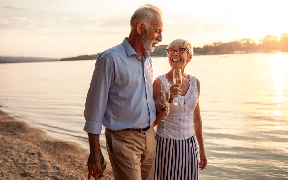 Enjoying their golden years retiring earlier