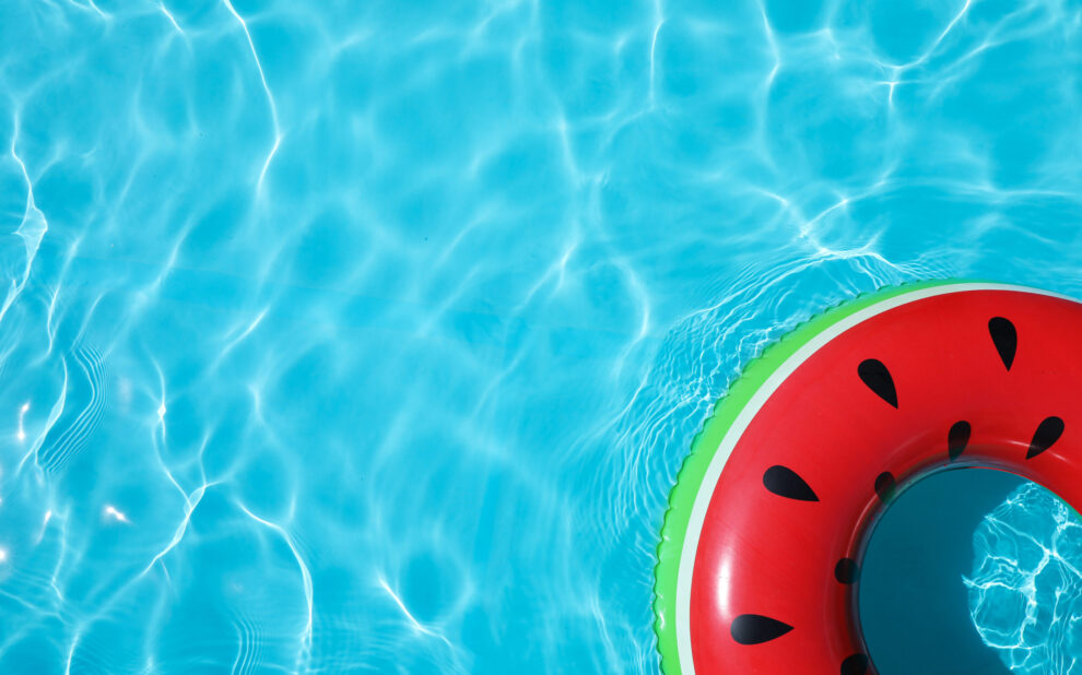 Inflatable ring floating in swimming pool on sunny day, top view Surprising Tax Deductions